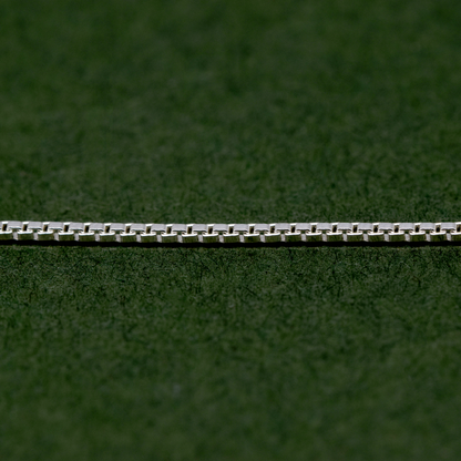 925 Sterling Silver 0.9mm Box Chain Bracelet