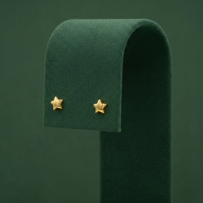 4mm Star Stud Earrings