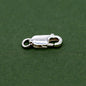 925 Sterling Silver Lobster Claw Carabiner Clasp With Jump Ring (5x)