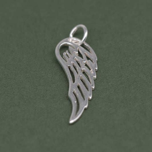 925 Sterling Silver Wing Pendant