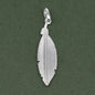 925 Sterling Silver Feather Pendant