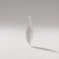 925 Sterling Silver Feather Pendant