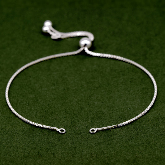 925 Sterling Silver Slider Bracelet Mechanism ONLY (Jewellery Making)