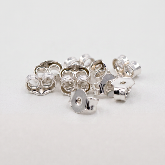 925 Sterling Silver Stud Scrolls (5 Pairs)