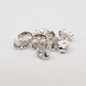 925 Sterling Silver Stud Scrolls (5 Pairs)