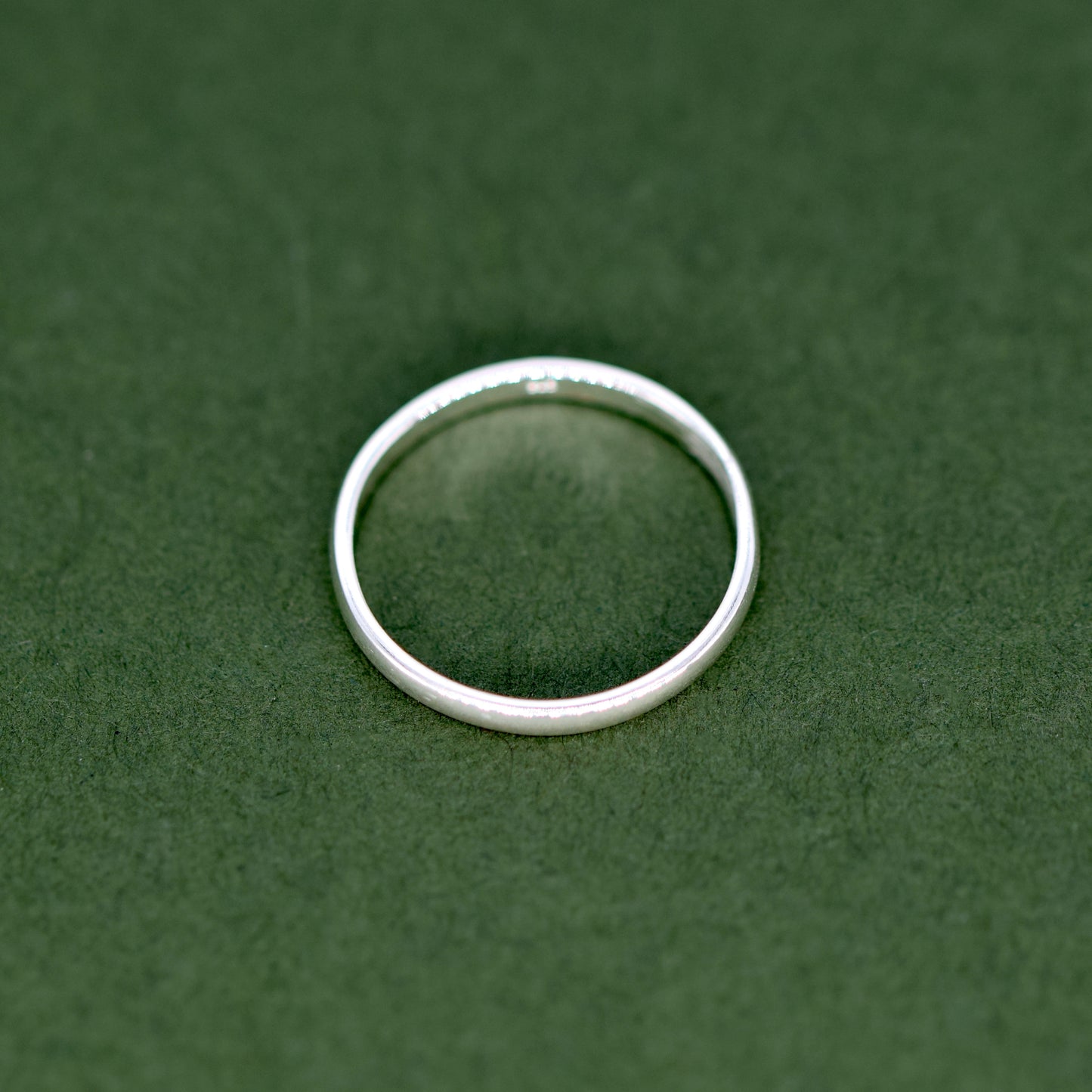 925 Sterling Silver 2mm Ring Band