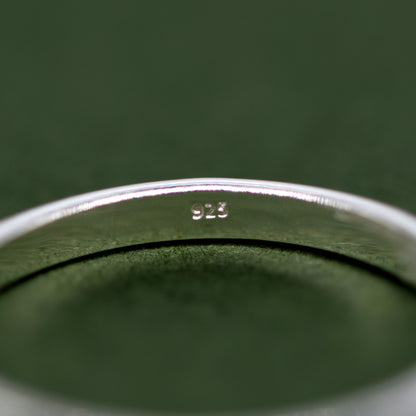 925 Sterling Silver 2mm Ring Band