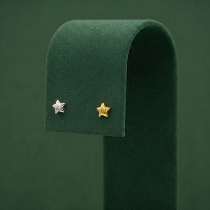 4mm Star Stud Earrings
