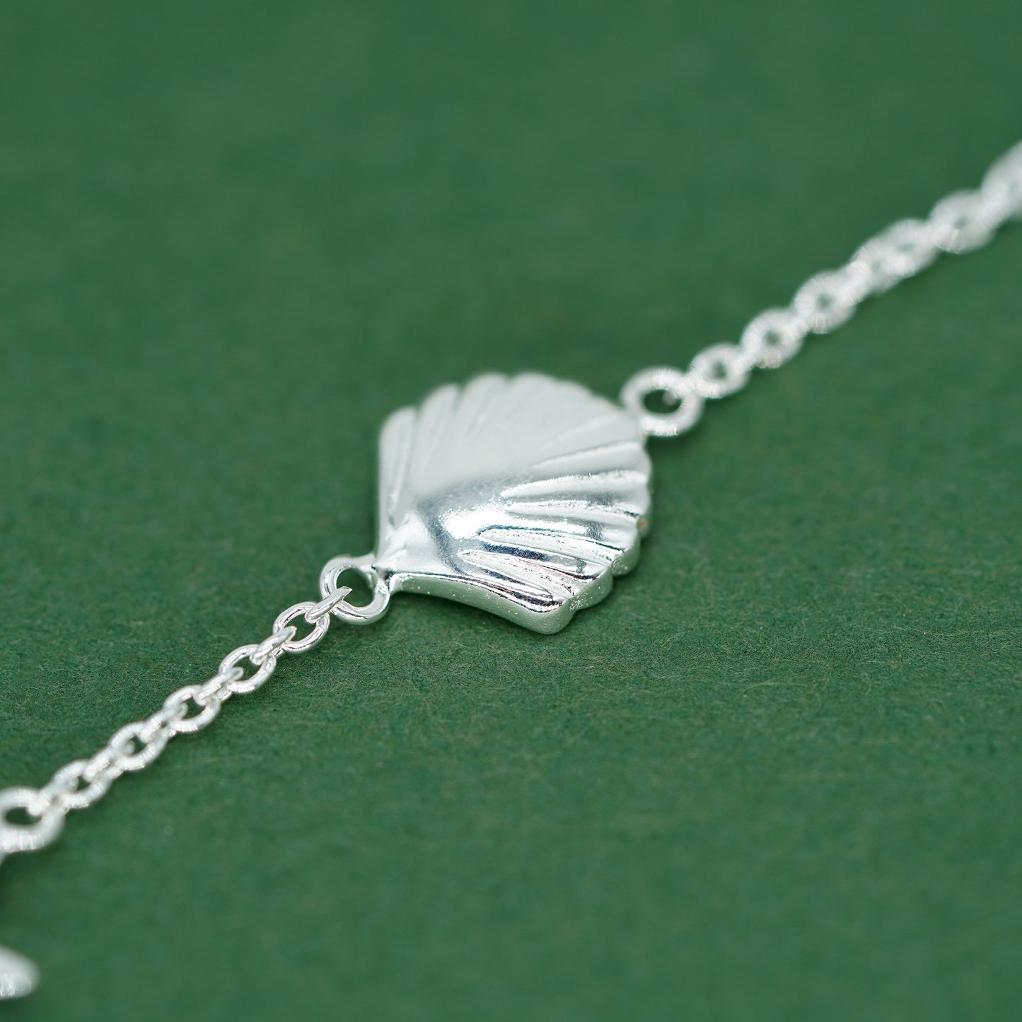 925 Sterling Silver Beach Charm Bracelet, Seashell Starfish Cowrie Shell Bracelet, Summer Jewellery, Gift for Her, Holiday Gift