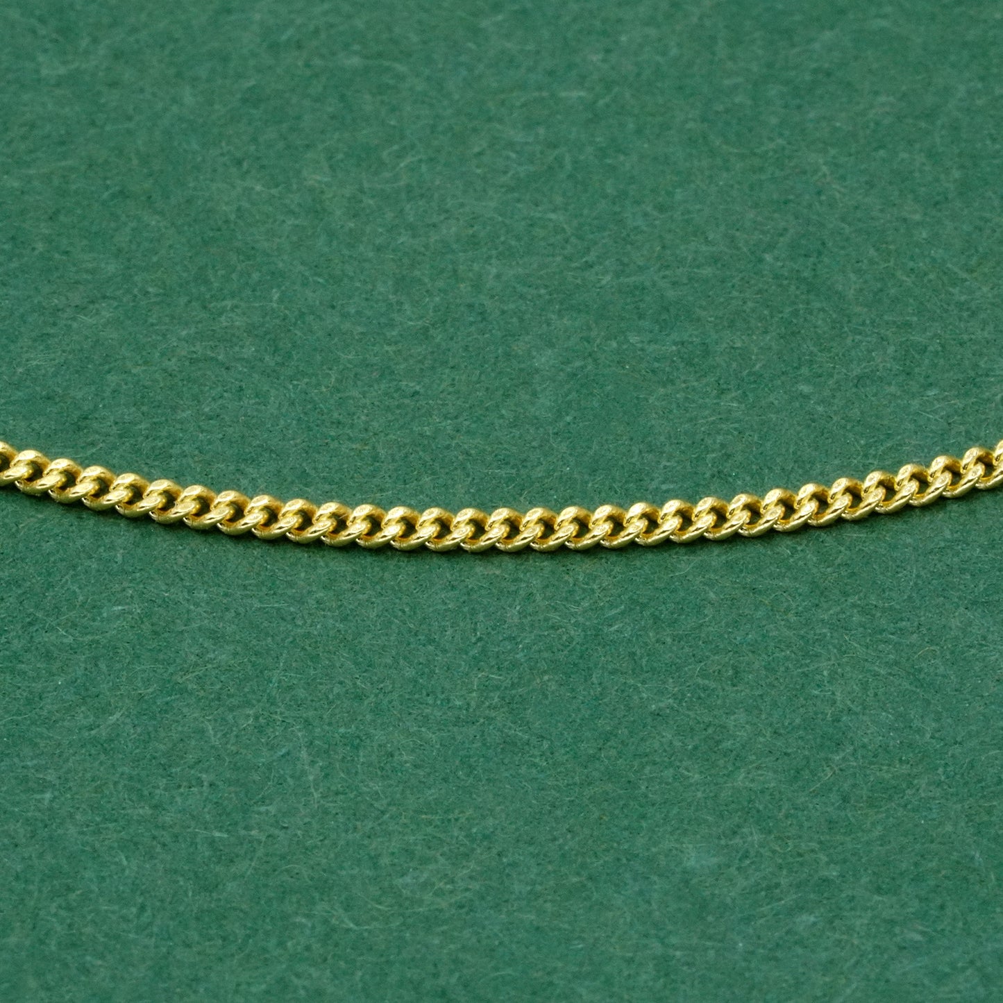 Gold Plated 925 Sterling Silver D/C Curb Chain Bracelet
