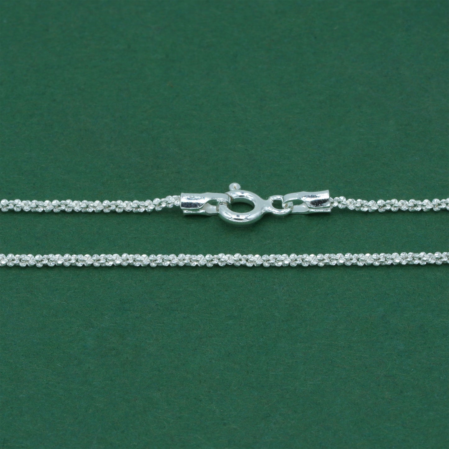 925 Sterling Silver Margherita Chain Necklace, Delicate Sparkle Silver Necklace, Minimal Everyday Jewellery, Gift for Her
