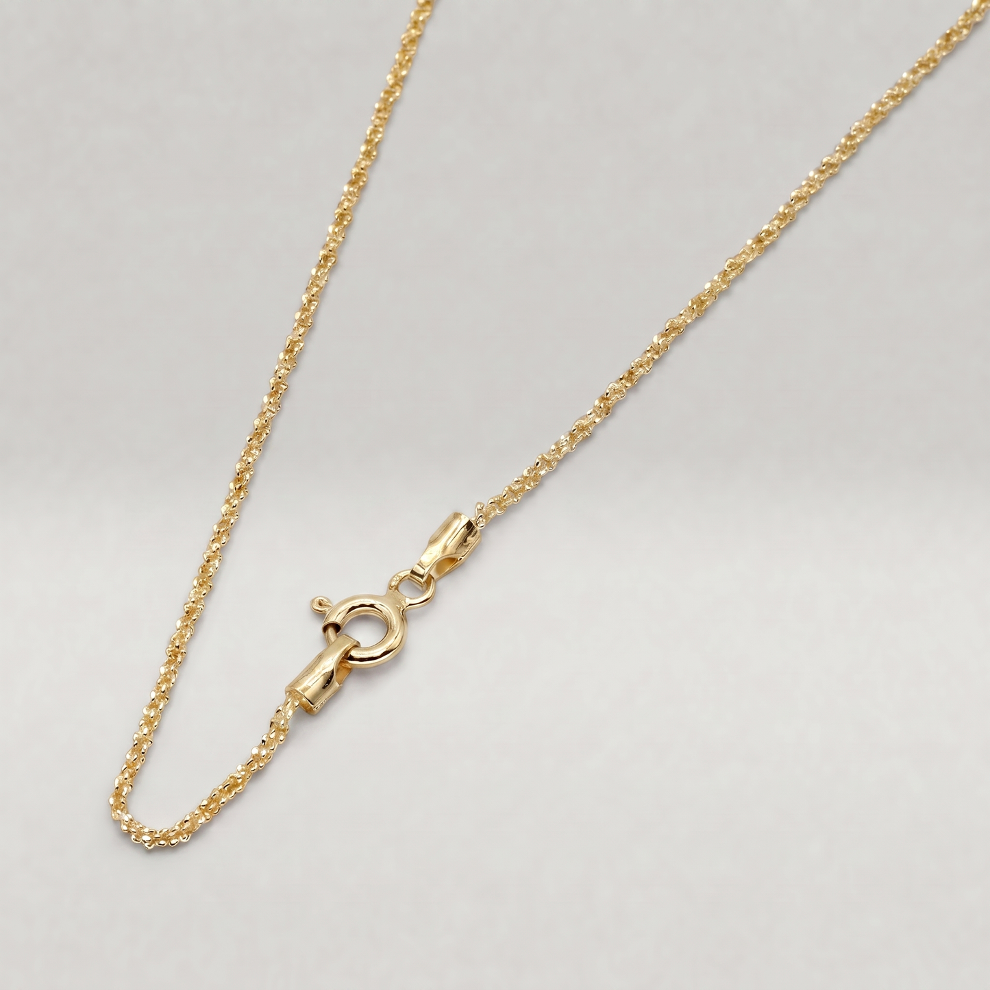 18k Gold Flash Plated Margherita Chain Necklace