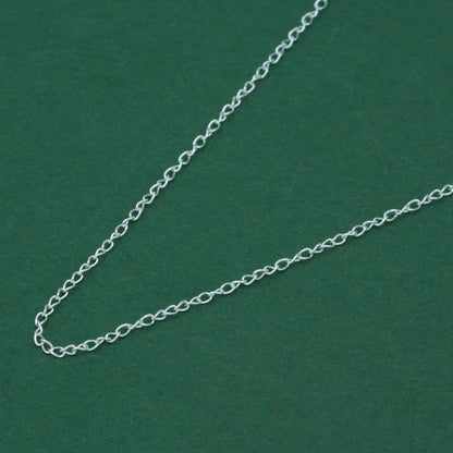 925 Sterling Silver Trace Cable Chain Necklace, Minimalist Everyday Chain for Pendants
