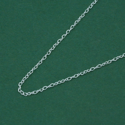 925 Sterling Silver Trace Cable Chain Necklace, Minimalist Everyday Chain for Pendants