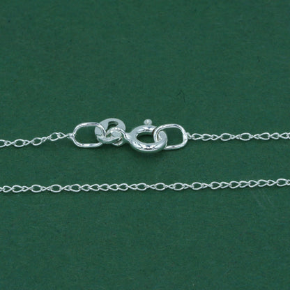 925 Sterling Silver Trace Cable Chain Necklace, Minimalist Everyday Chain for Pendants