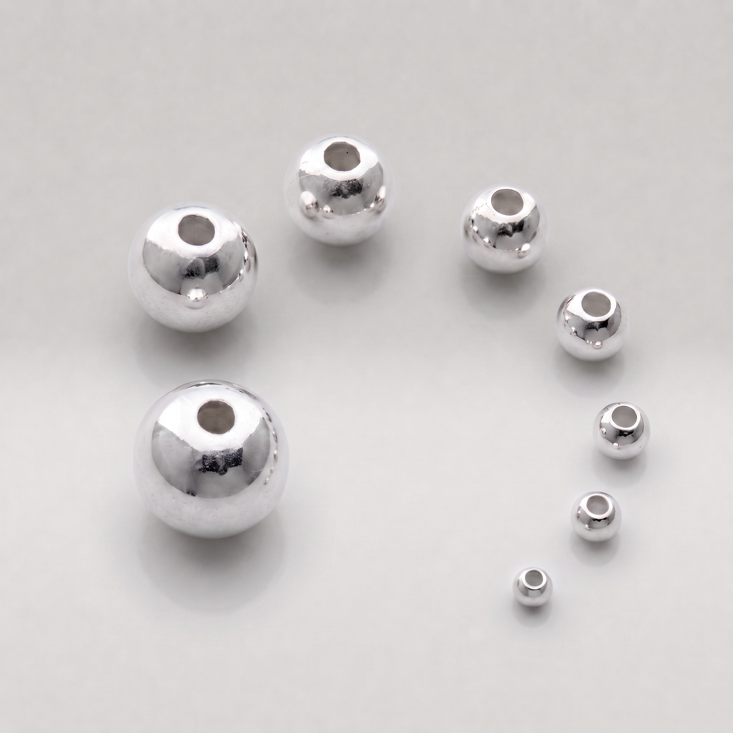 925 Sterling Silver Round Spacer Beads 2mm 2.5mm 3mm 4mm 5mm 7mm