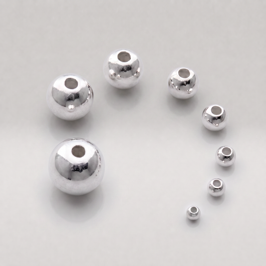 925 Sterling Silver Round Spacer Beads 2mm 2.5mm 3mm 4mm 5mm 7mm
