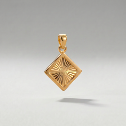 Diamond Sunburst Pendant