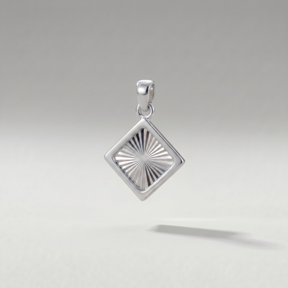 Diamond Sunburst Pendant