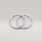 925 Sterling Silver 10, 14, 18mm Round Ear Huggie Hoop Earrings