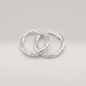 925 Sterling Silver 10, 14, 18mm Round Ear Huggie Hoop Earrings