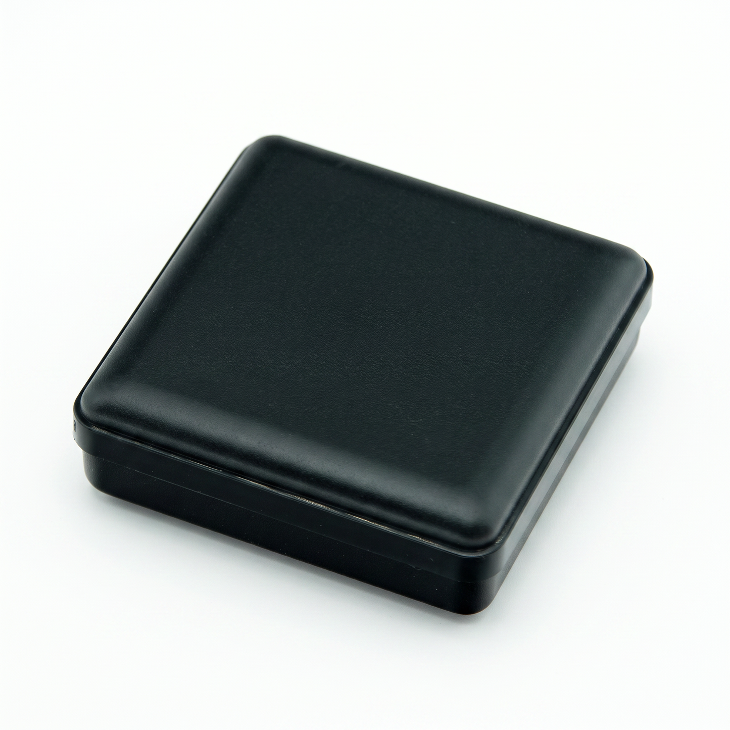 Black Foam Padded Rectangle Hinged Jewellery Box 80mm x 56mm x 21mm