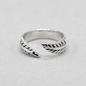 925 Sterling Silver Feather Toe/Adjustable Ring