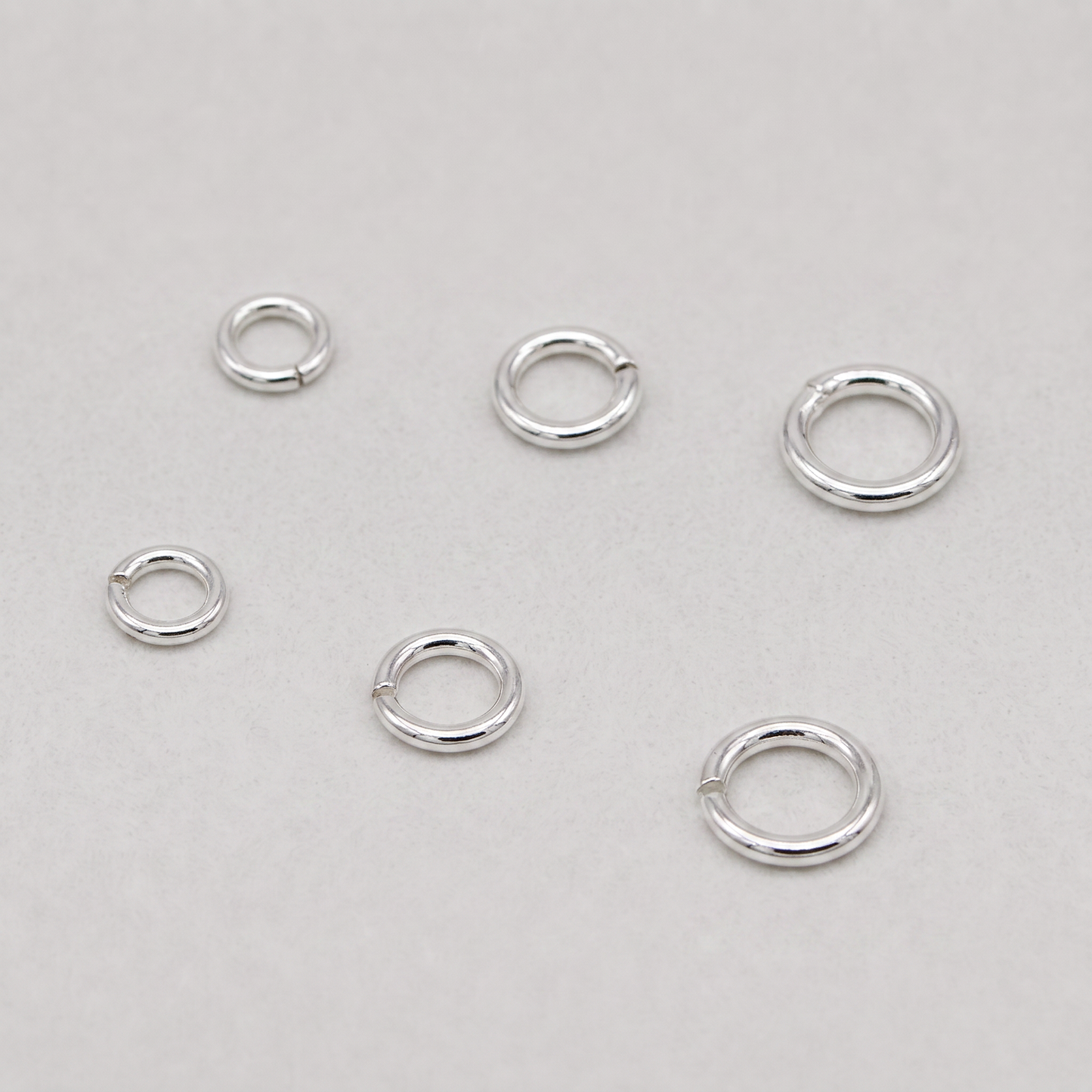 925 Sterling Silver OPEN/CLOSED JUMP RINGS 4mm 5mm 6mm (Jewellery Making)