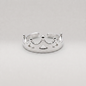 925 Sterling Silver Crown Toe/Adjustable Ring