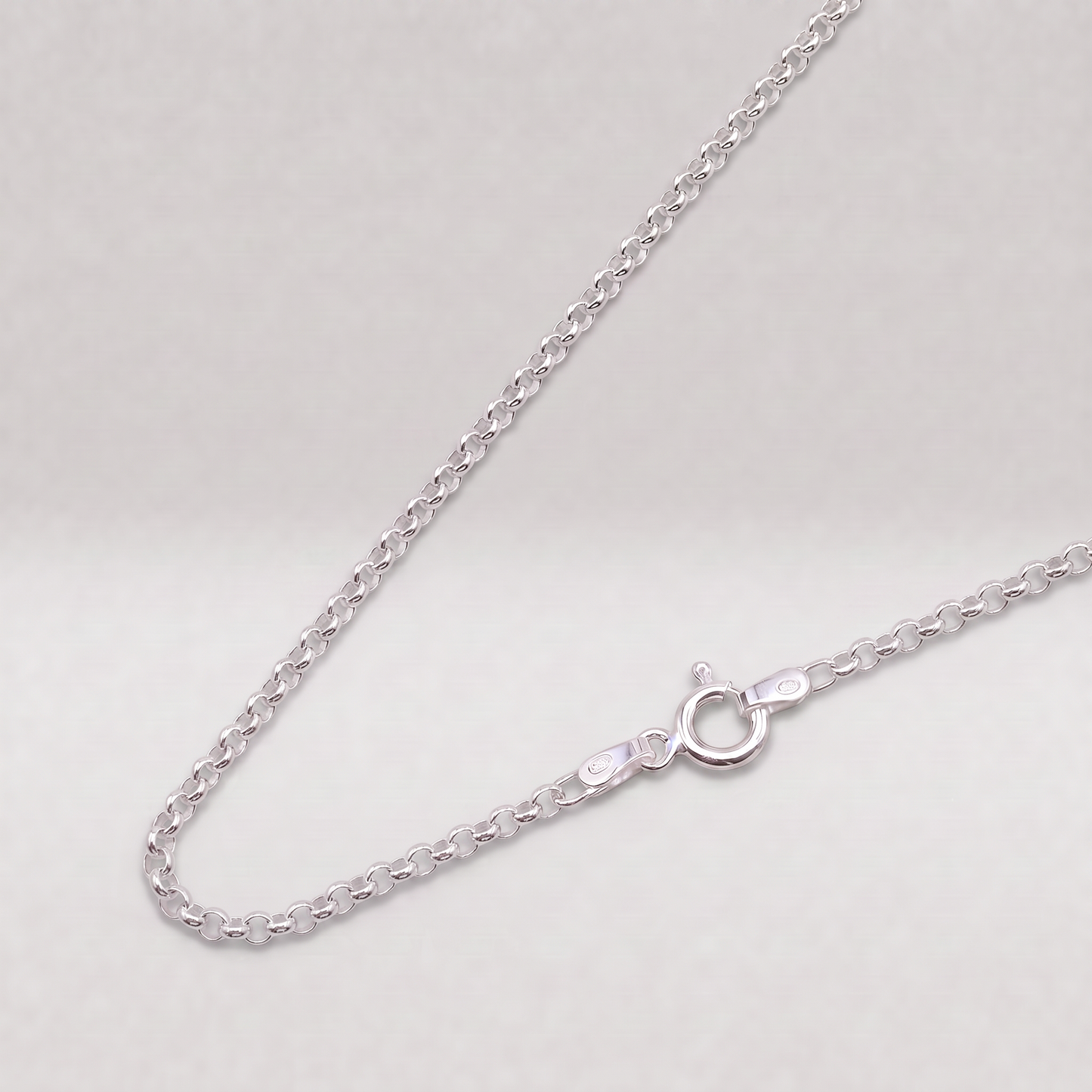 925 Sterling Silver Rolo Chain Necklace 16 - 24 inches
