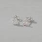 4mm Flower Stud Earrings