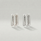 10/12mm Square Link Huggie Earrings