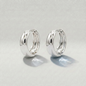10/12mm Chunky Huggie Hoop Earrings