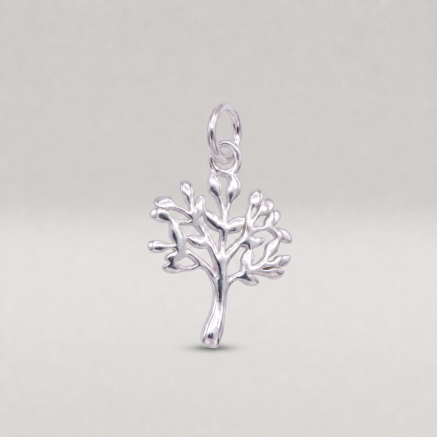 925 Sterling Silver 15mm Tree Of Life Pendant