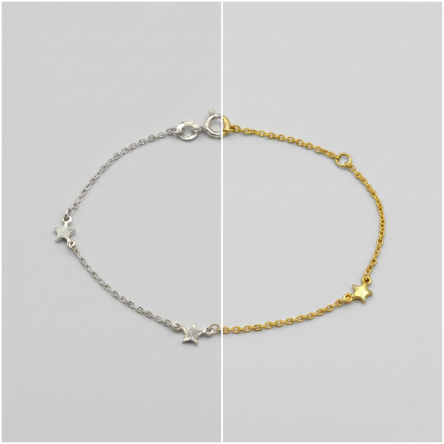 Star Charm Chain Bracelet