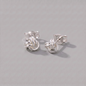 925 Sterling Silver Knot Stud Earrings