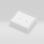 Clear Lid Earring Display Boxes Plain Pad 41 x 35 x 21 mm