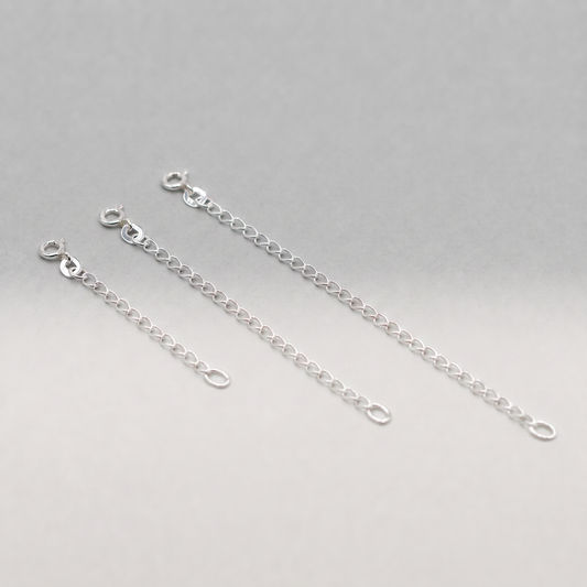 925 Sterling Silver Chain Extender Necklace/Bracelet Extension