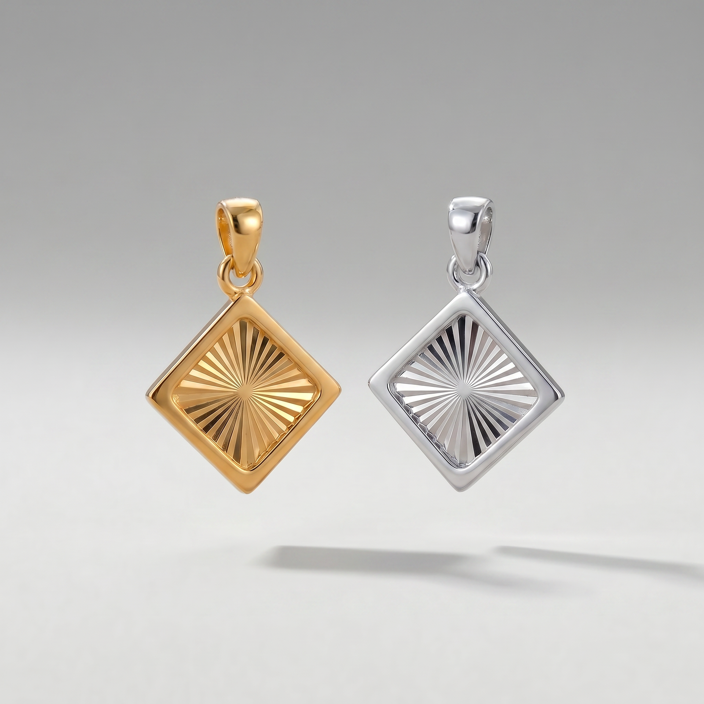 Diamond Sunburst Pendant